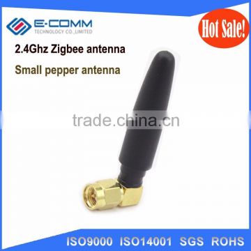 Wholesale!! 2.4Ghz GSM antenna elbow peppers SMA right angle antenna