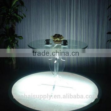 acrylic round leisure coffee table bar table