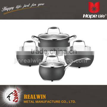 8pcs cookware sets casting cookware cookware set kitchen , Stainless steel cookware