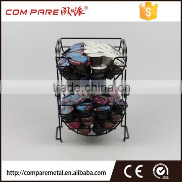Assembling caffitaly coffee capsule holder black coffee storage basket
