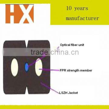 FTTX fiber optic indoor cable G652D/G657A LSZH jacket GJXFH
