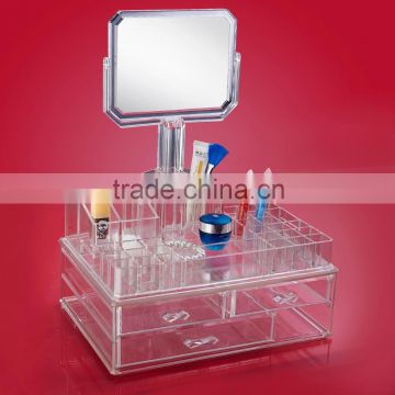 plastic cosmetic and accessory organizer acrylic