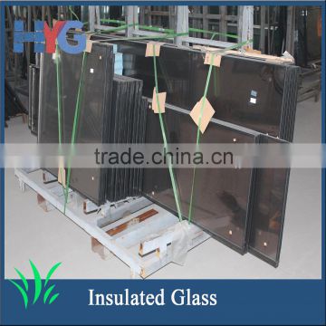 Decorative stained low-e insulated glass window