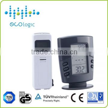 wireless 433mhz thermometer clock C/F