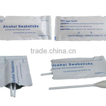 Alcohol Swabstick H-01-6A (70% Isopropyl Alcohol, CE Certification)