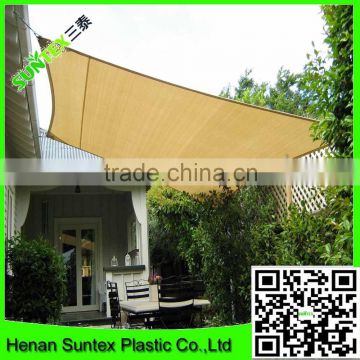Hot promotion product 185g yellow shade sail with different size customerized size