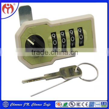 Cheap cabinet door combination lock use one time code with master key machanism JN 517