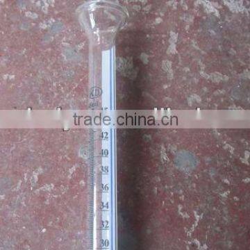 145ml glass measuring cylinder, used on diesel pump test bench.