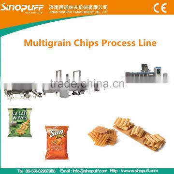 "Sun Chips Type"Grain Chips Machine/ Corn chips making machine/ Wave chips machine
