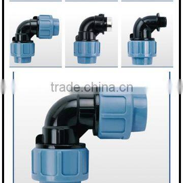 Quick Connect PP Types Threaded Plastic Pipe Fitting