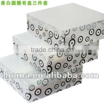 u plastic foldable storage case/box, DIY storage box with lid