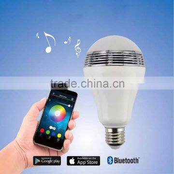 hot selling music speaker color changing energy saver bulb in 2016