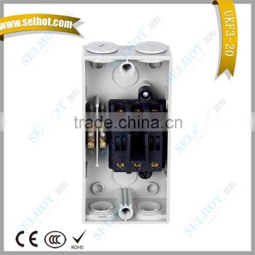 Outdoor UKF Series Weather Protected Isolating Switches 1P 2P 3P