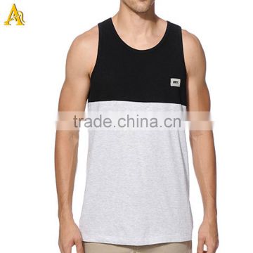 Wholesale Tank Top Print Logo Cotton Custom Mens Gym Tank Top