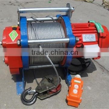 KCD type wire rope electric crane hoist for construction