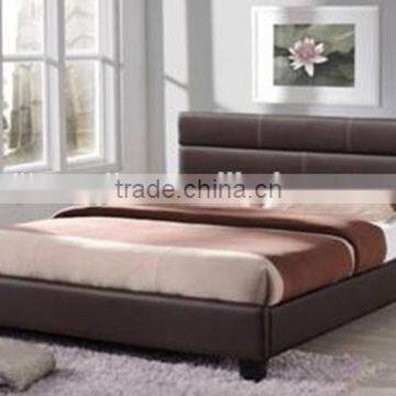 Pure Normal leather Double Bed for Bedroom