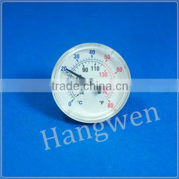 40mm industrial bimetal bolier thermometer