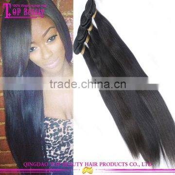 Popular Natural Straight Human Hair Weaving Large Stock Accept Dropship