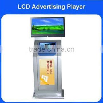 Dual-Screen Floor Stand Lcd Advertising Kiosk