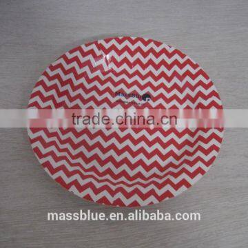 paper plate with good quality red color