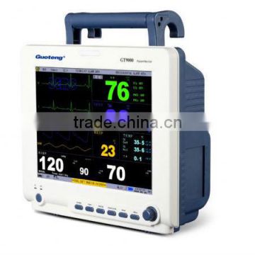 Vital signs control portable patient transfer monitor