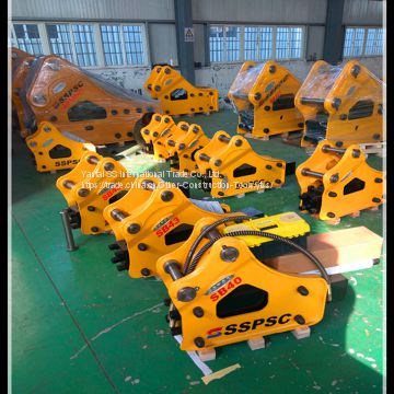 side type hydraulic concrete breaker hammer for 3-7 tons excavator