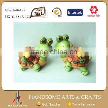 23 CM Ceramic Animal Figurines Tortoise Garden Sculpture