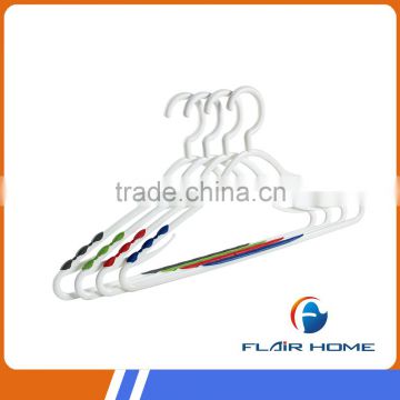ODM available high quality white plastic hanger