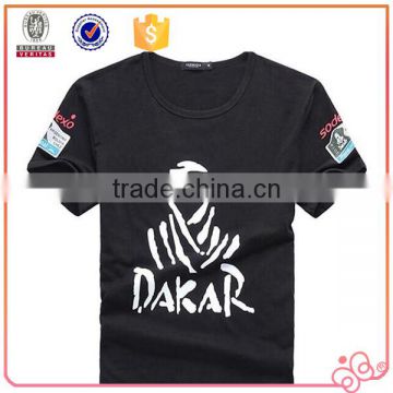 Promotion Men Short Sleeve T Shirt 100% Cotton Round Neck Custom Printing China Wholesale