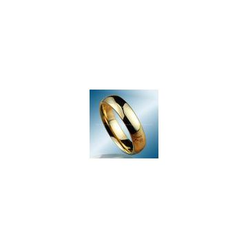 5mm Width Gold Plated Dome Tungsten Ring
