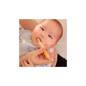 Fashional Wholesale New Style Silicone Baby Kids Toothbrush 2016
