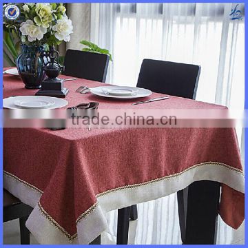 made in china rectangular lace table cloth