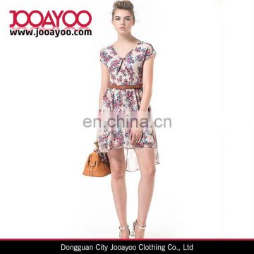 Women's euramerican floral fold stereo chiffon dress dresses for women online shopping summer dresses