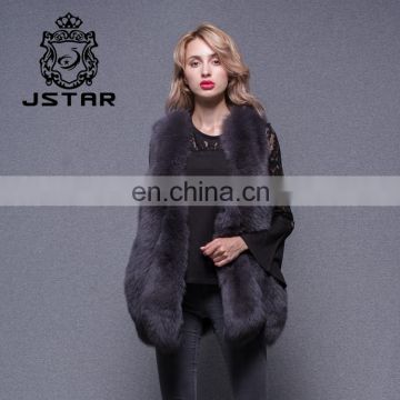 Top level best selling vest coat waistcoat designs for girls fox fur vests