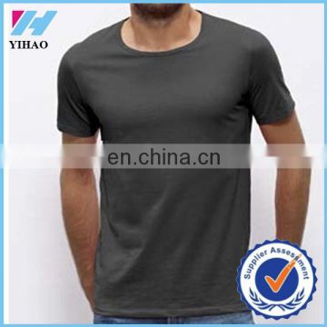 Yihao Trade Assurance Summer Style Casual tee shirt Short Sleeve cotton tshirt men 2015
