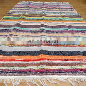 Hand Woven Cotton Chindi Rug Runner Dari Cotton Handmade