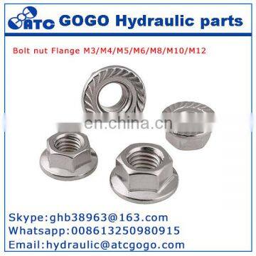 Stainless steel bolt nut Flange M3/M4/M5/M6/M8/M10/M12