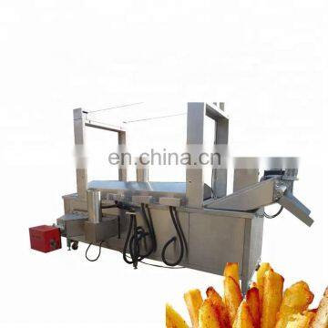 High Efficient Continuous Belt Chicken Falafel Deep Fryer Machine