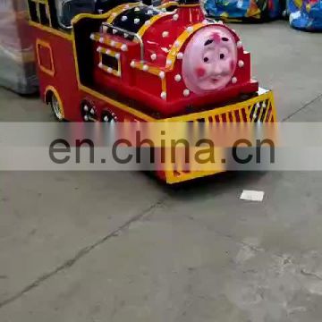Funfair park attractive mini electric trackless train for sale