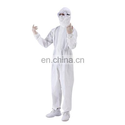 Wholesale White Protectively Clothing Medical Overalls Isolation Coverall Gown