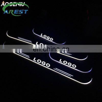 Acrylic Car LED Door Sill Scuff Plate for Suzuki Vitara Wagon r Alto Jimny Kiazshi SX4 LED Door sill Pedal Guard Car Accessories