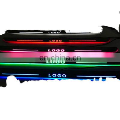 Led Door Sill Plate Strip for nissan patrol dynamic sequential style step light door decoration step