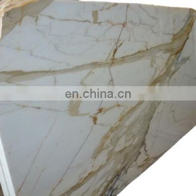 new design calcutta gold marble slab