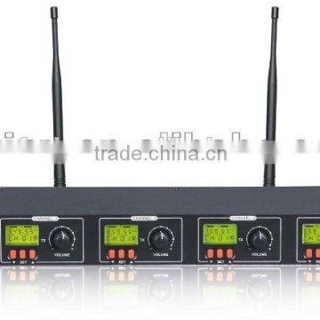 OK-4 UHF/PLL 4 Channel Receiver Wirelesss Microphone Manufacturer