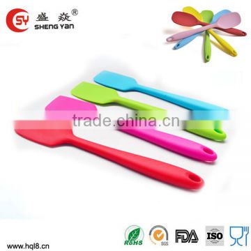 wholesale food grade silicone colorful silicone cooking flexible spatula set kitchenware