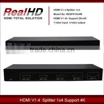 stock made in china 1 input 4 output HDMI Splitter 1.4 version 2k/ 4k