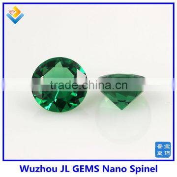 wholesale Round Green Emerald Nano Spinel 114#