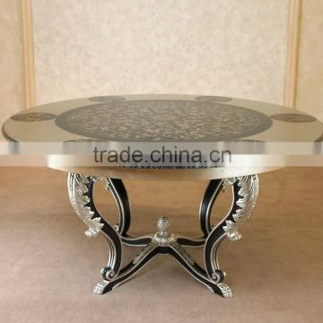 Exquisite carved round dining table D1030
