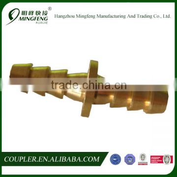 Good sale 1/4'' hose barb high quality metal push in fitting