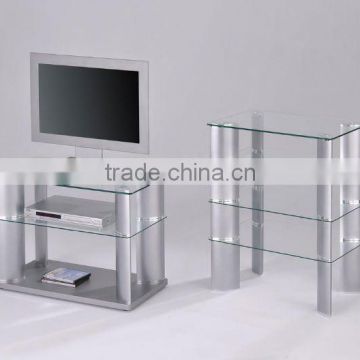 Modern TV Showcase/ Glass Metal TV Stand